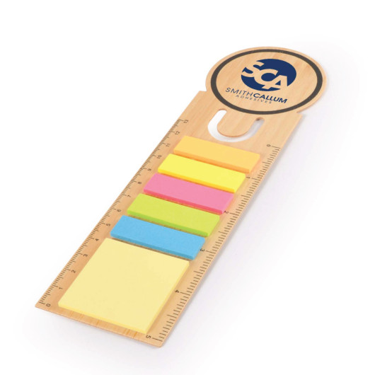 Branded Circle Bamboo Bookmarks